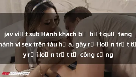 jav việt sub Hành khách bị bắt quả tang thực hiện hành vi sex trên tàu hỏa, gây rối loạn trật tự công cộng